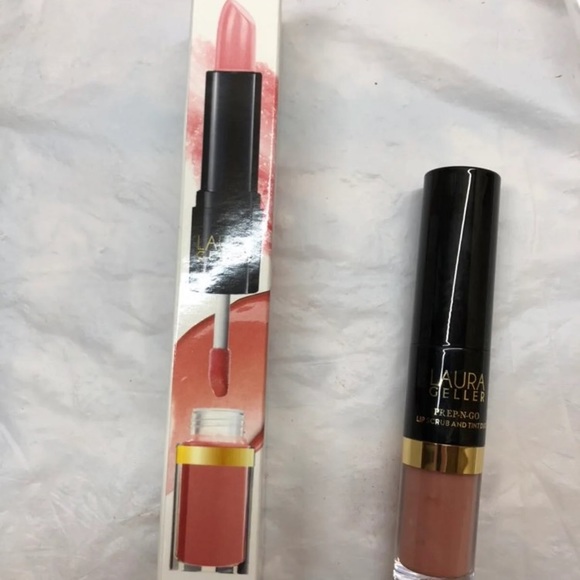 NIB! Laura Geller Prep-n-Go Lip Scrub & Tint Duo - Picture 8 of 16
